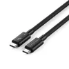 SATECHI Thunderbolt 5 Pro Cable 1m USB-C auf USB-C – 120Gbit/s, 240W, Schwarz