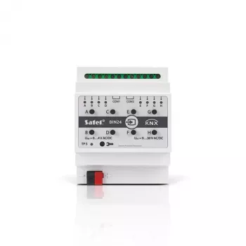 SATEL KNX-BIN24 8-Kanal Binäreingabemodul, DIN-Schiene, KNX TP
