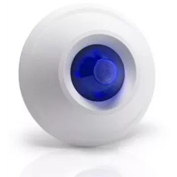 SATEL SOW-300 BL Innenraum optisch-akustisches Signalgerät mit blauem LED-Blitz, 12V DC, 100 dB