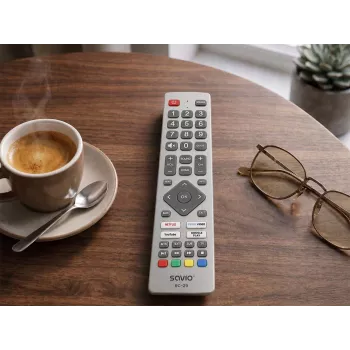 SAVIO RC-29 Universal-Fernbedienung für SHARP-Fernseher