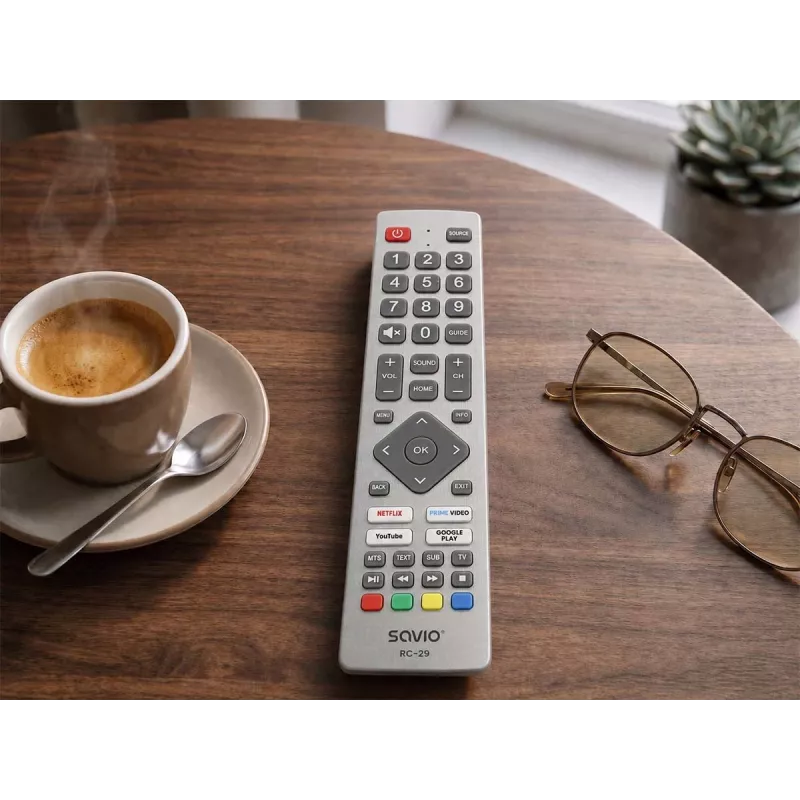 SAVIO RC-29 Universal-Fernbedienung für SHARP-Fernseher