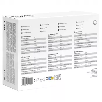 SAVIO RS-03 tragbares Radio FM/AM mit MP3 USB/SD-Wiedergabe, Pink