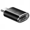 SAVIO TR-19 Wireless CarPlay & Android Auto Adapter, USB-C, 5GHz Wi-Fi, Bluetooth 5.0, Schwarz