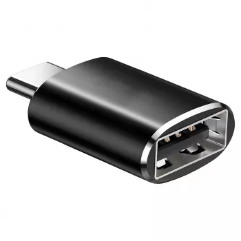 SAVIO TR-19 Wireless CarPlay & Android Auto Adapter, USB-C, 5GHz Wi-Fi, Bluetooth 5.0, Schwarz