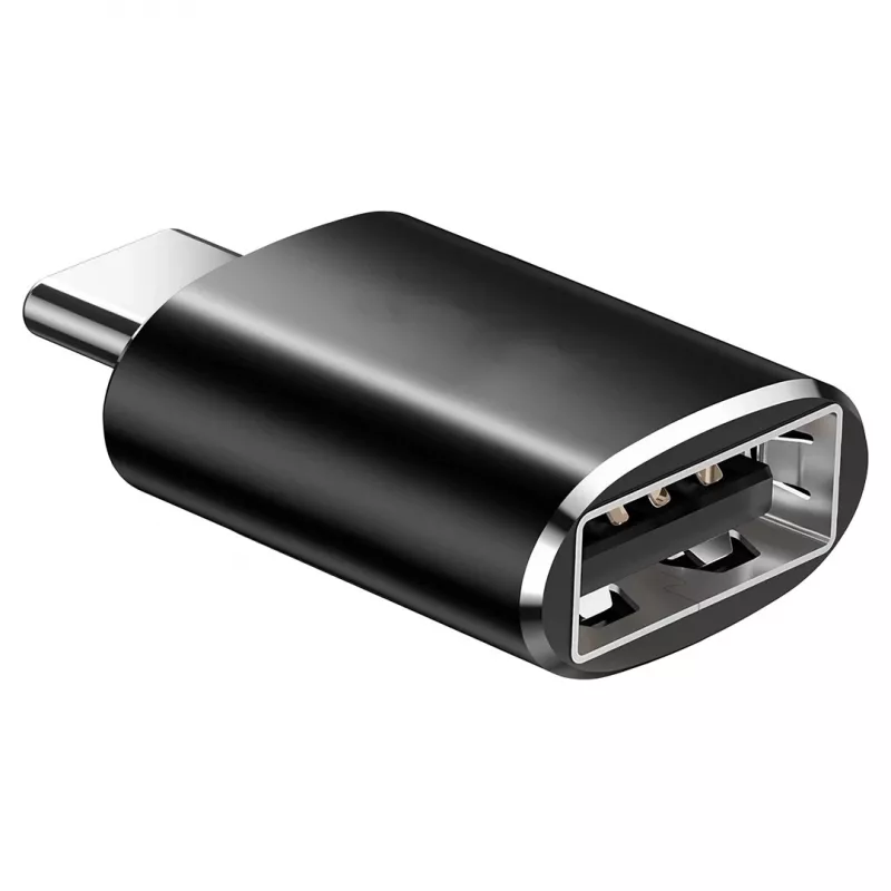 SAVIO TR-19 Wireless CarPlay & Android Auto Adapter, USB-C, 5GHz Wi-Fi, Bluetooth 5.0, Schwarz