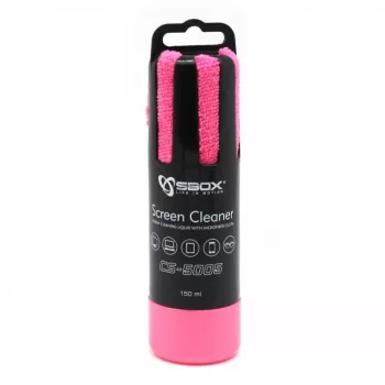 Sbox CS-5005P Bildschirmreiniger 150ml Pink