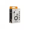 SBOX PM-402 Gasfeder-Einzelmonitorarm-Tischhalterung für 17-32 Zoll Bildschirme, 9 kg, VESA 75/100, Klemme & Tülle, Schwarz