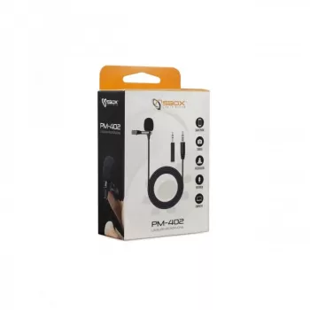 SBOX PM-402 Gasfeder-Einzelmonitorarm-Tischhalterung für 17-32 Zoll Bildschirme, 9 kg, VESA 75/100, Klemme & Tülle, Schwarz