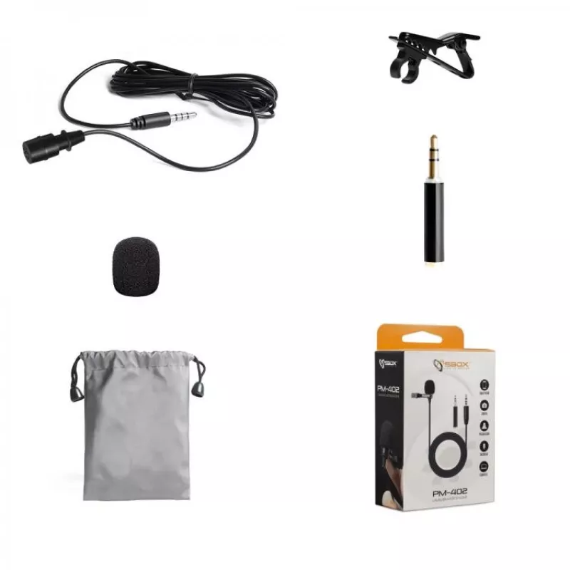 SBOX PM-402 Gasfeder-Einzelmonitorarm-Tischhalterung für 17-32 Zoll Bildschirme, 9 kg, VESA 75/100, Klemme & Tülle, Schwarz