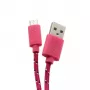 SBOX USB-1031P USB-zu-Micro-USB-Kabel 1m Pink