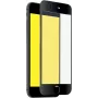 SBS Full Cover Glass Screen Protector für Apple iPhone SE 2020/2022, iPhone 8, 7, 6s, 6 - Transparent, 9H Härte, 2.5D abgerundete Kanten, kratzfest, fingerabdruckresistent, blasenfrei, 1 Packung