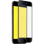 SBS Full Cover Glass Screen Protector für Apple iPhone SE 2020/2022, iPhone 8, 7, 6s, 6 - Transparent, 9H Härte, 2.5D abgerundete Kanten, kratzfest, fingerabdruckresistent, blasenfrei, 1 Packung