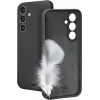 SBS Instinct Hülle für Samsung Galaxy S24 – Schwarze TPU-Rückseitenabdeckung, stoßfest, Kratzschutz, kabelloses Laden kompatibel TEINSTSAS24K