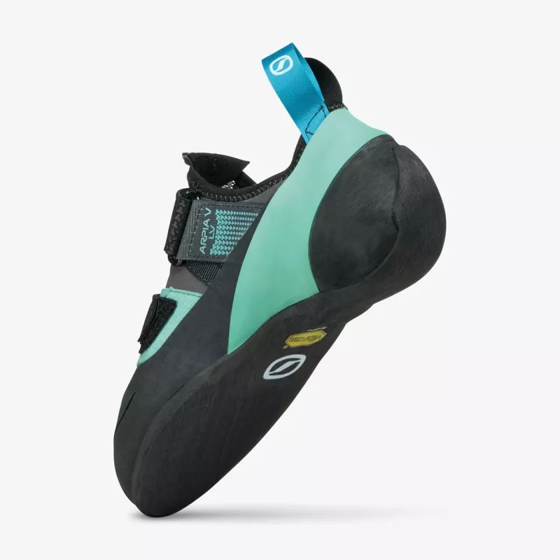 Scarpa ARPIA V LV Kletterschuh, 38.5, Shark - Aqua