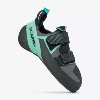 Scarpa ARPIA V LV Kletterschuh, 38.5, Shark - Aqua