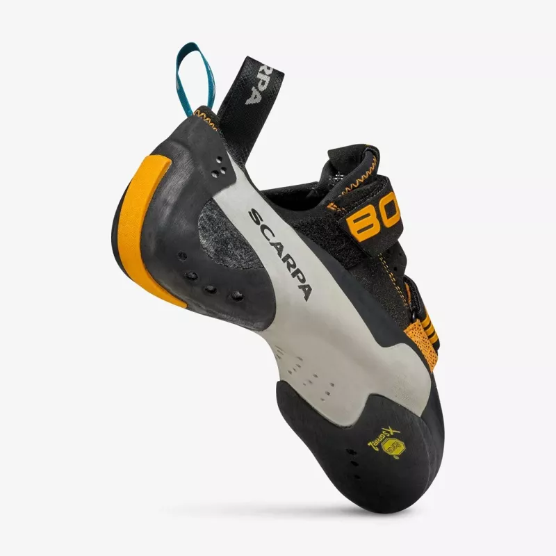 Scarpa Booster Kletterschuhe - Schwarz/Orange Größe 38