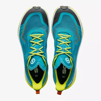 SCARPA Golden Gate Kima RT Trailrunning-Schuhe, EU 42, Lake Blue / Lime