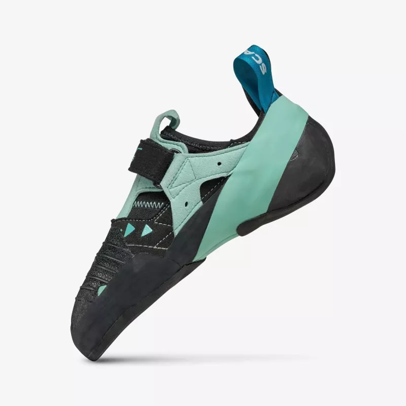 Scarpa Instinct VS Damen-Kletterschuh, 36.5, Schwarz/Aqua