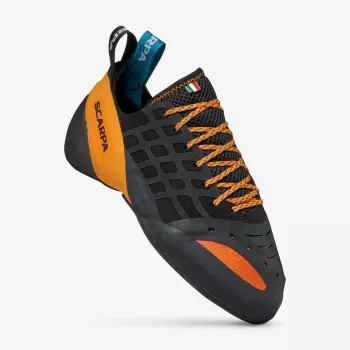 SCARPA Instinct VSR Kletterschuhe - Schwarz/Orange - EU 43,5