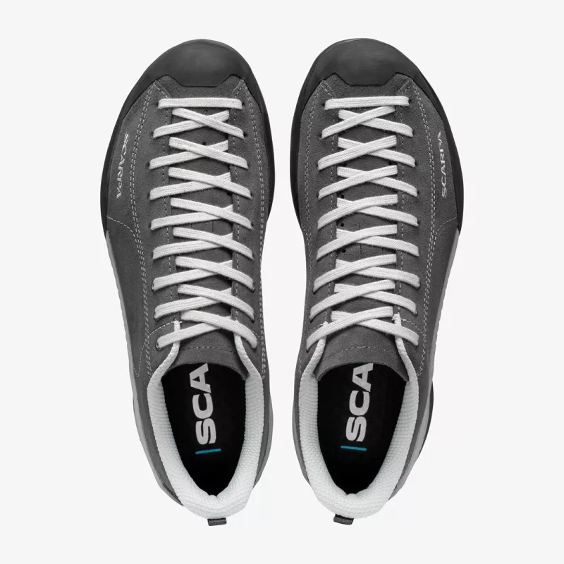 SCARPA Mojito Shark Unisex Lifestyle- & Approach-Schuhe, wasserabweisendes Wildleder, Vibram Spyder-Außensohle, EU 43,5