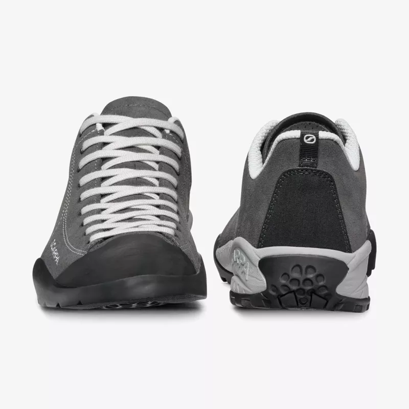 SCARPA Mojito Shark Unisex Lifestyle- & Approach-Schuhe, wasserabweisendes Wildleder, Vibram Spyder-Außensohle, EU 43,5