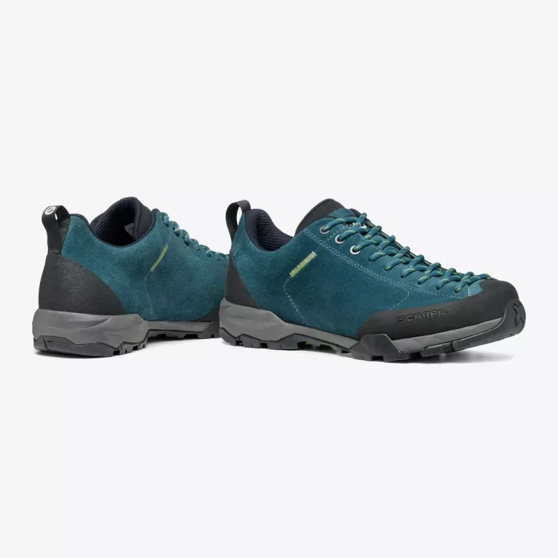 Scarpa Mojito Trail Herren-Wanderschuhe - Petrol/Hellgrün, Größe 45
