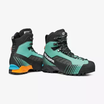 SCARPA Ribelle Lite HD Woman Mountaineering Boot 37.5 Aqua Green