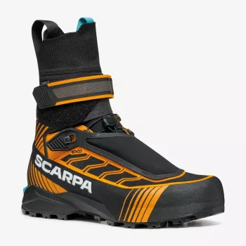 Scarpa Ribelle Tech 3 HD Mountaineering Boots - Black/Bright Orange - Size 38 EU
