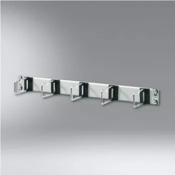 Schäfer IT Systems 19 Zoll 1U Rack Kabelmanagement Bürstenpanel, Schwarz 7979000