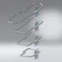 SCHÄFER IT SYSTEMS Selbstklebende Kabelklemme Silbergrau PA6.6, max. 6 mm, 25x19x9 mm, 7968300