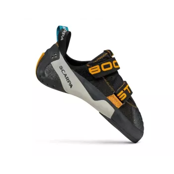 SCHEPPACH Scarpa BOOSTER Kletterschuh, 43 EU, Schwarz - Orange