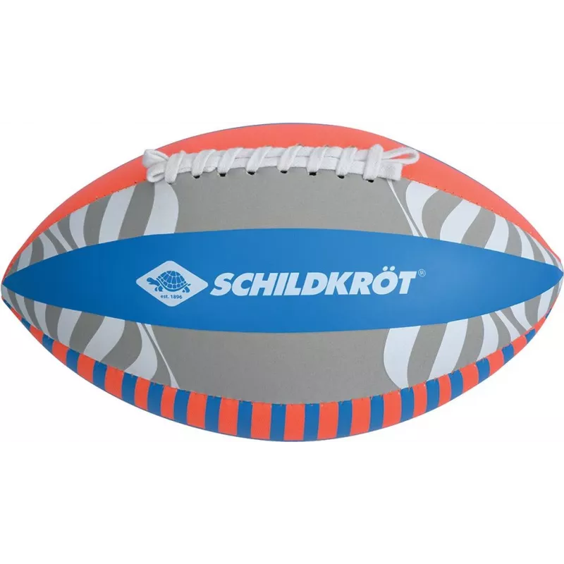 SCHILDKROT Neopren American Football Größe 6 - Weiche Textiloberfläche, Salzwasserbeständig, Jugend Strand- & Wasserball 970345