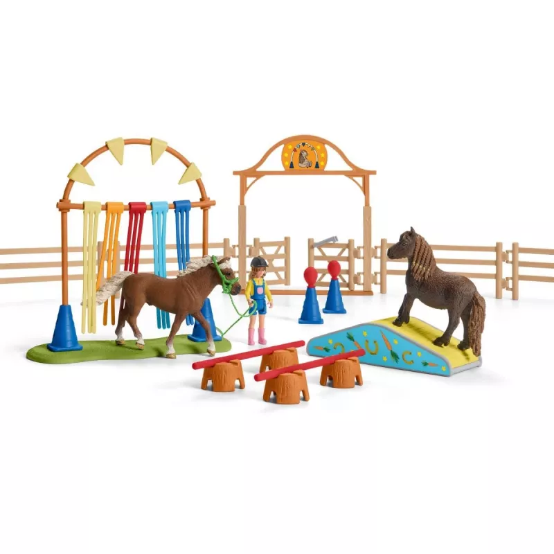 Schleich Farm Life Pony Agility Training Spielset