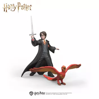 Schleich Wizarding World Harry Potter & Fawkes mit Schwert