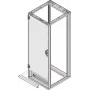 SCHROFF Türscharnierhalterung 60mm RAL 7021 Schwarzgrau 27230061