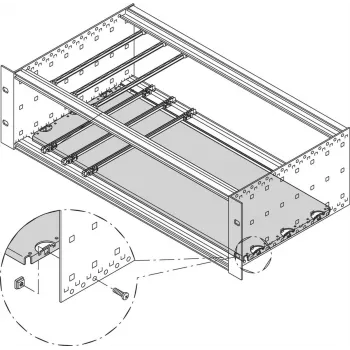 SCHROFF Montageplatte Standard 220T 63TE 34562751