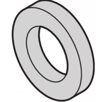 SCHROFF Kunststoff-Unterlegscheibe 2,7 mm Innendurchmesser, 6 mm Außendurchmesser, 0,5 mm Dick, PA 6.6, Natur, 100 Stück (21101121)