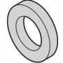 SCHROFF Kunststoff-Unterlegscheibe 2,7 mm Innendurchmesser, 6 mm Außendurchmesser, 0,5 mm Dick, PA 6.6, Natur, 100 Stück (21101121)