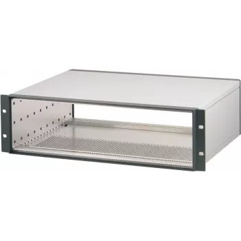 SCHROFF ratiopacPRO 3U 84HP 435mm tiefes Desktop-Gehäuse, Lichtgrau 24571443