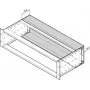 Schroff Rückwand für Subrack, 3U 84HP, 220 mm Tiefe, Stahl, Verzinkt 34561752