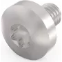 SCHROFF TORX Schraube M4x6 E/PRO (100 Stück/Kit) - Flachkopf-Maschinenschraube, verzinkter Stahl, T20-Antrieb für Elektronikmontage 24560135