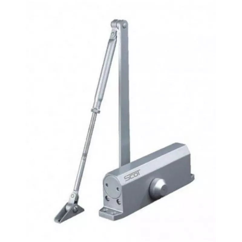 SCOT DC-30 Türschließer für Türen 80-100 kg, einstellbar EN 3-5, silber