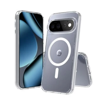 SCREENOR Bumper Case für Google Pixel 11 Pro, Magnetisch, Transparent