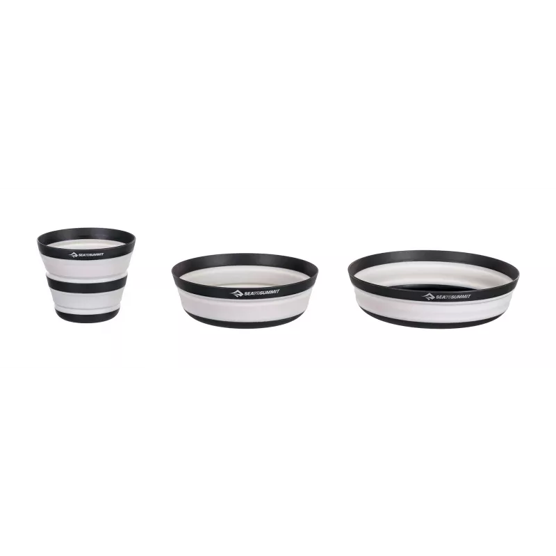 SEA TO SUMMIT Frontier UL 2P Faltgeschirr-Set – Zusammenklappbare Schüsseln, Becher & Sporks