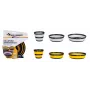 SEA TO SUMMIT Frontier UL 2P Faltgeschirr-Set – Zusammenklappbare Schüsseln, Becher & Sporks