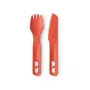 Sea To Summit Passage Cutlery Set Orange - 3-teiliges leichtes Campingbesteck-Set