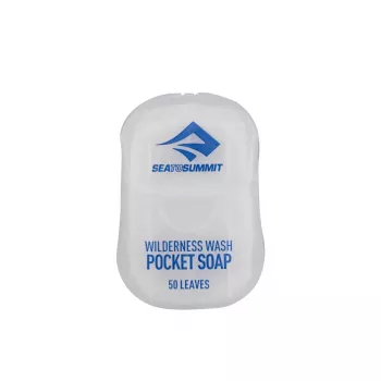 Sea To Summit Wilderness Wash Pocket Soap 50 Blätter - biologisch abbaubar, unparfümiert, Mehrzweck