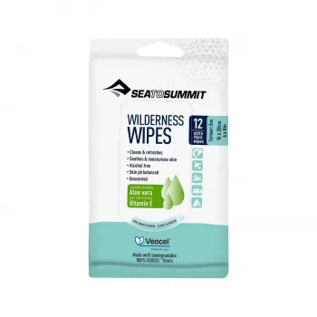 Sea to Summit Wilderness Wipes 12 Compostable Wet Wipes