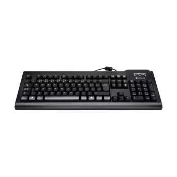 SEAL SHIELD Silver Seal USB Tastatur SSKSV108DE Schwarz 100% wasser- und staubdicht, spülmaschinenfest