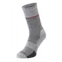 SealSkinz Socken Solo QuickDry Mid Grau/Weiß/Rot